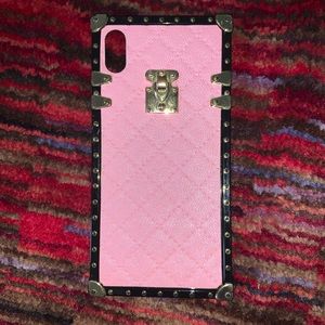 Pink iPhone XS Max case